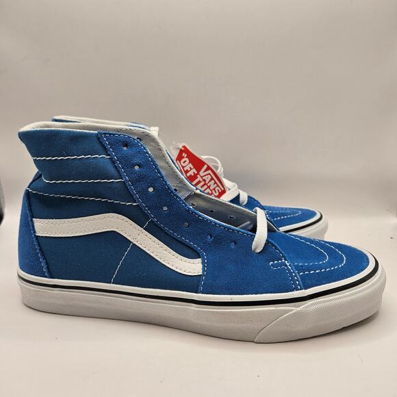 VANS MEN\'S 8 SK8 HI TAPERED THEORY MEDITERRANIA BLUE NWOB main image 4